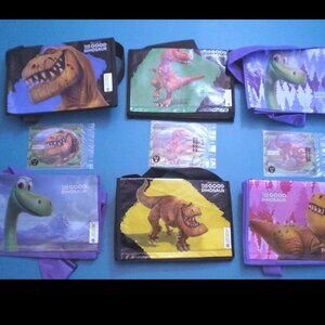 PIXAR - The Good Dinosaur Kids Meal Bags - Complete Set of 6 Bags - SUBWAY